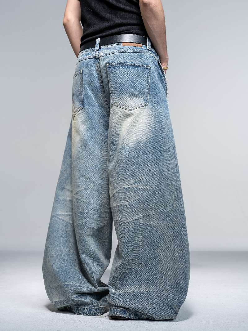 DBW Doublewin Whisker Wash Deconstructed Jeans