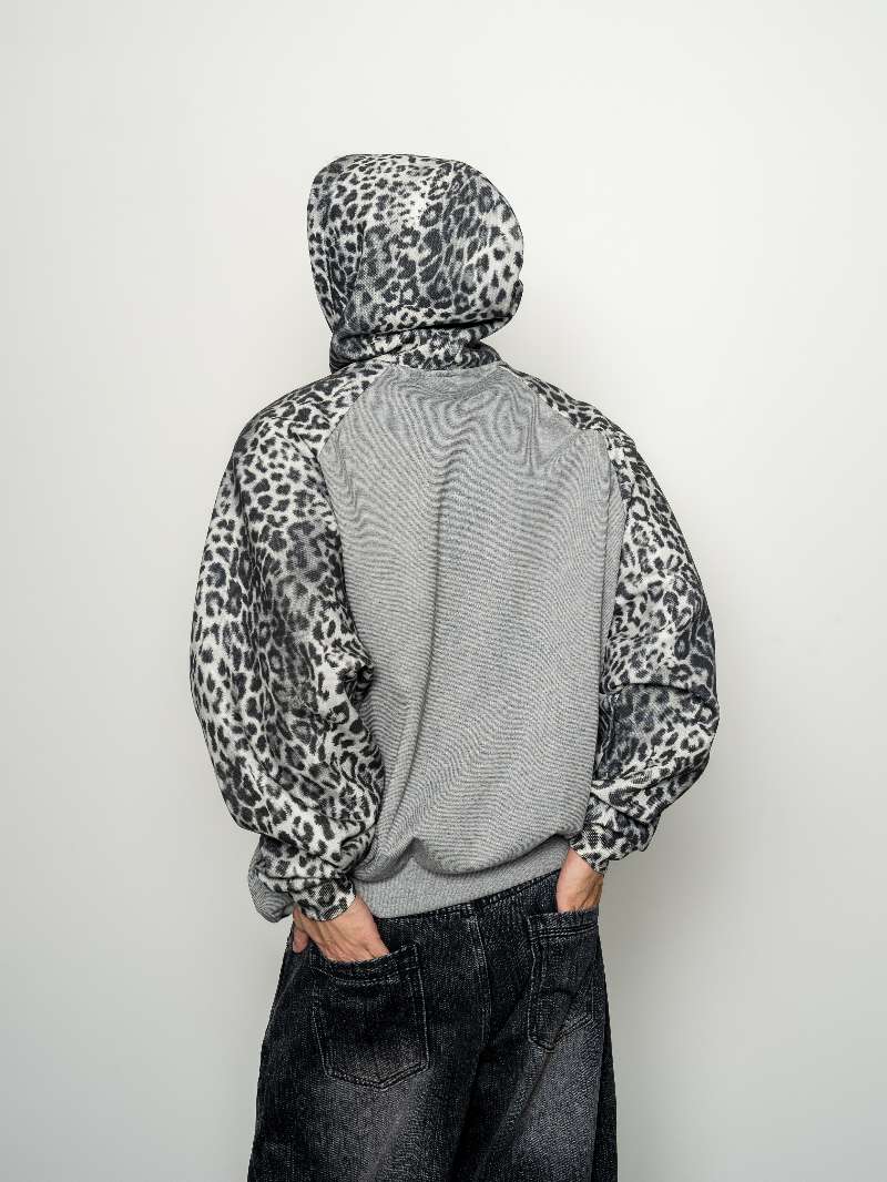 DBW Doublewin "I LOVE MY SOUL" Leopard Print Hoodie