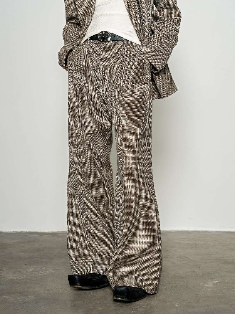 DBW Doublewin Sharp Right-Angle Raised Shoulder Waist-Cinching Suit Set