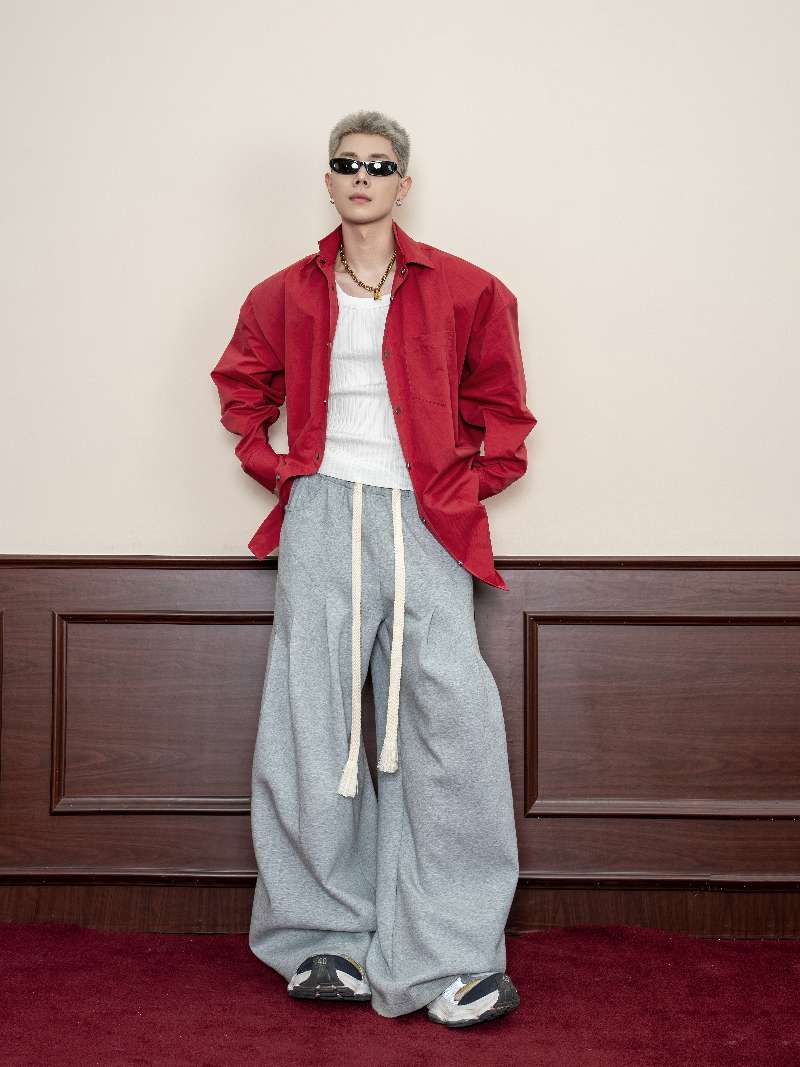 DBW Doublewin Vintage Oversized Double Collar Shirt