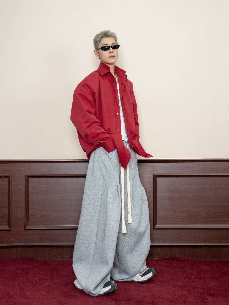 DBW Doublewin Vintage Oversized Double Collar Shirt