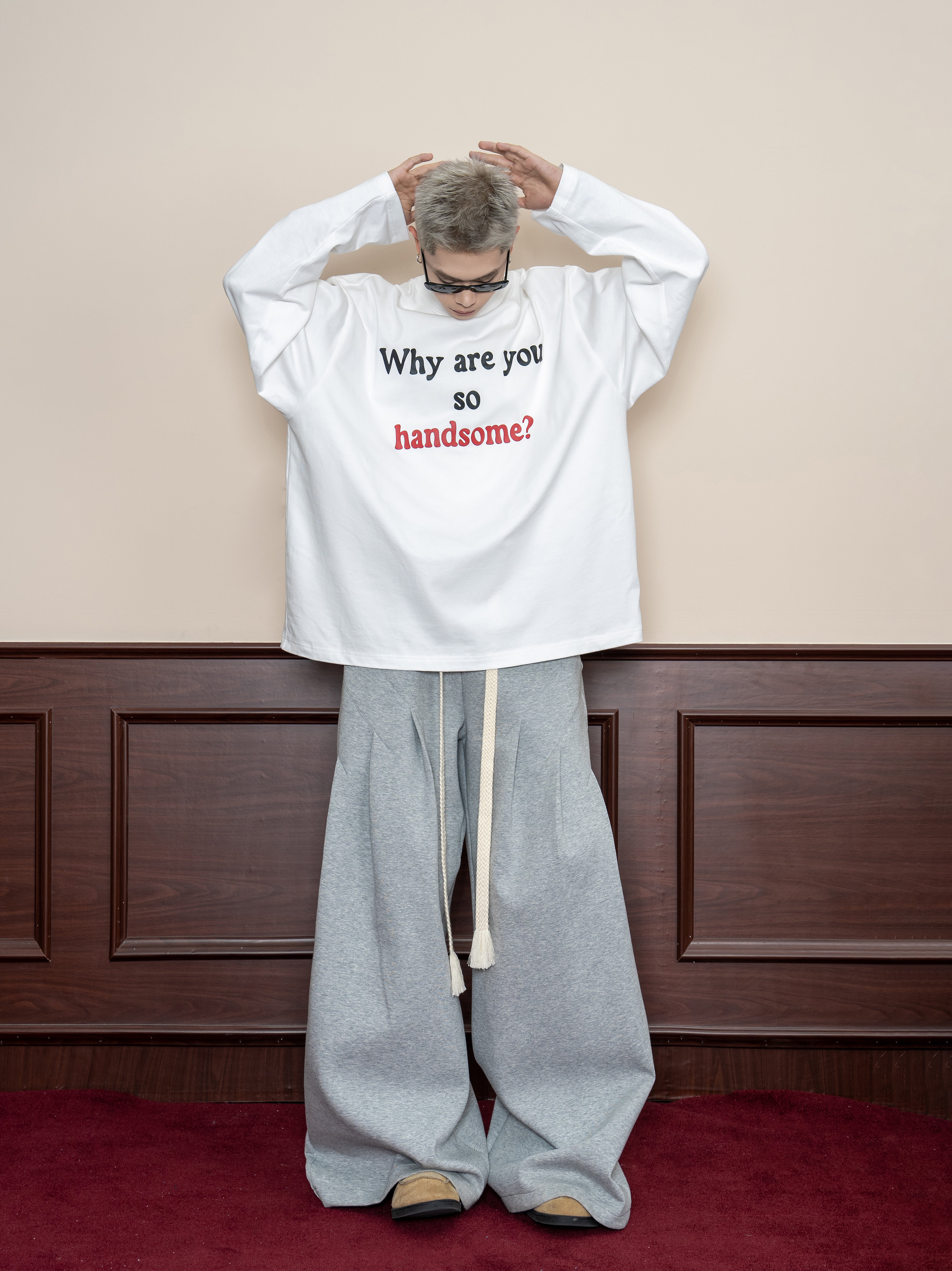 DBW Doublewin Why are you so handsome Long Sleeve T-Shirt