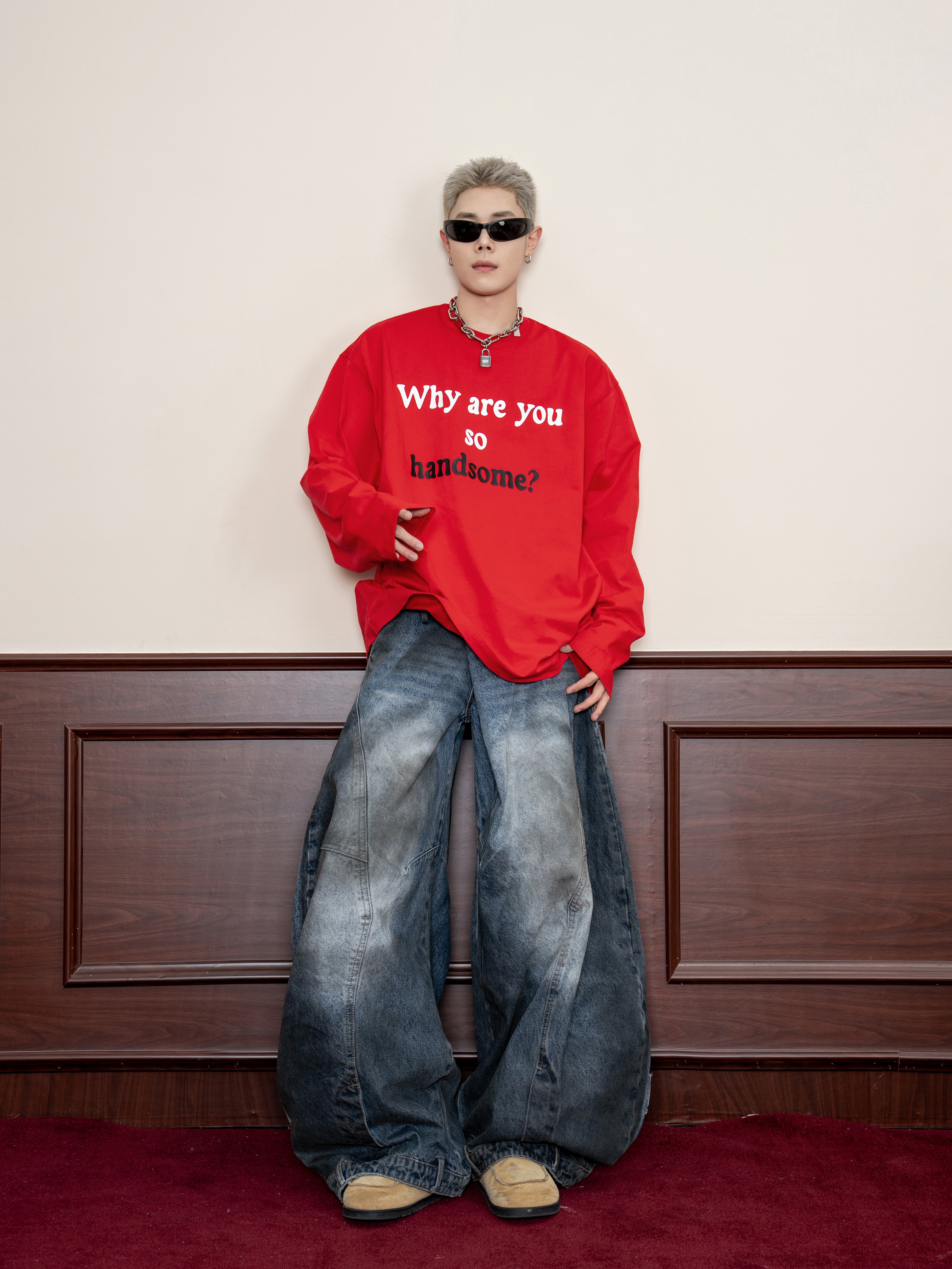 DBW Doublewin Why are you so handsome Long Sleeve T-Shirt