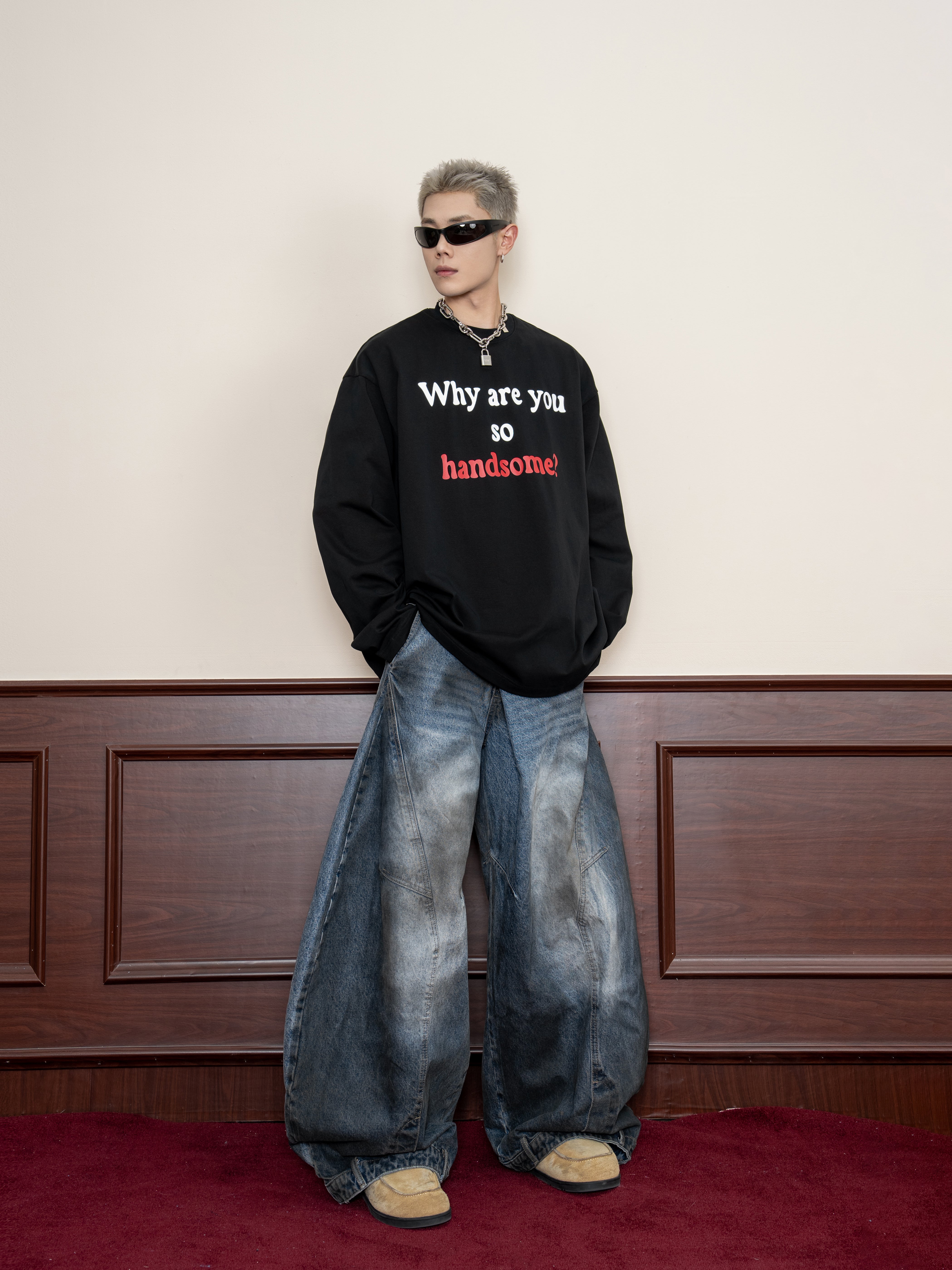 DBW Doublewin Why are you so handsome Long Sleeve T-Shirt