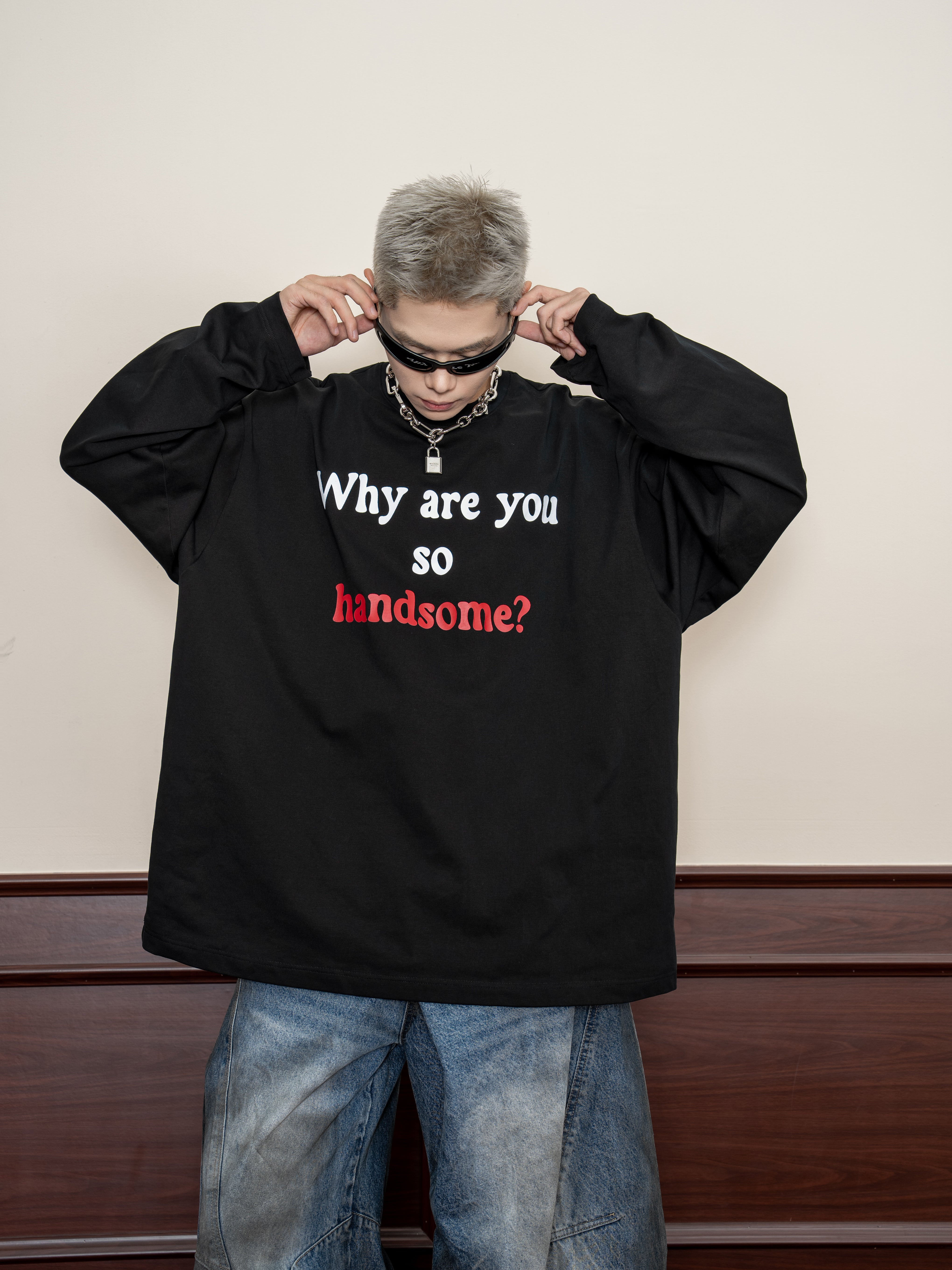 DBW Doublewin Why are you so handsome Long Sleeve T-Shirt