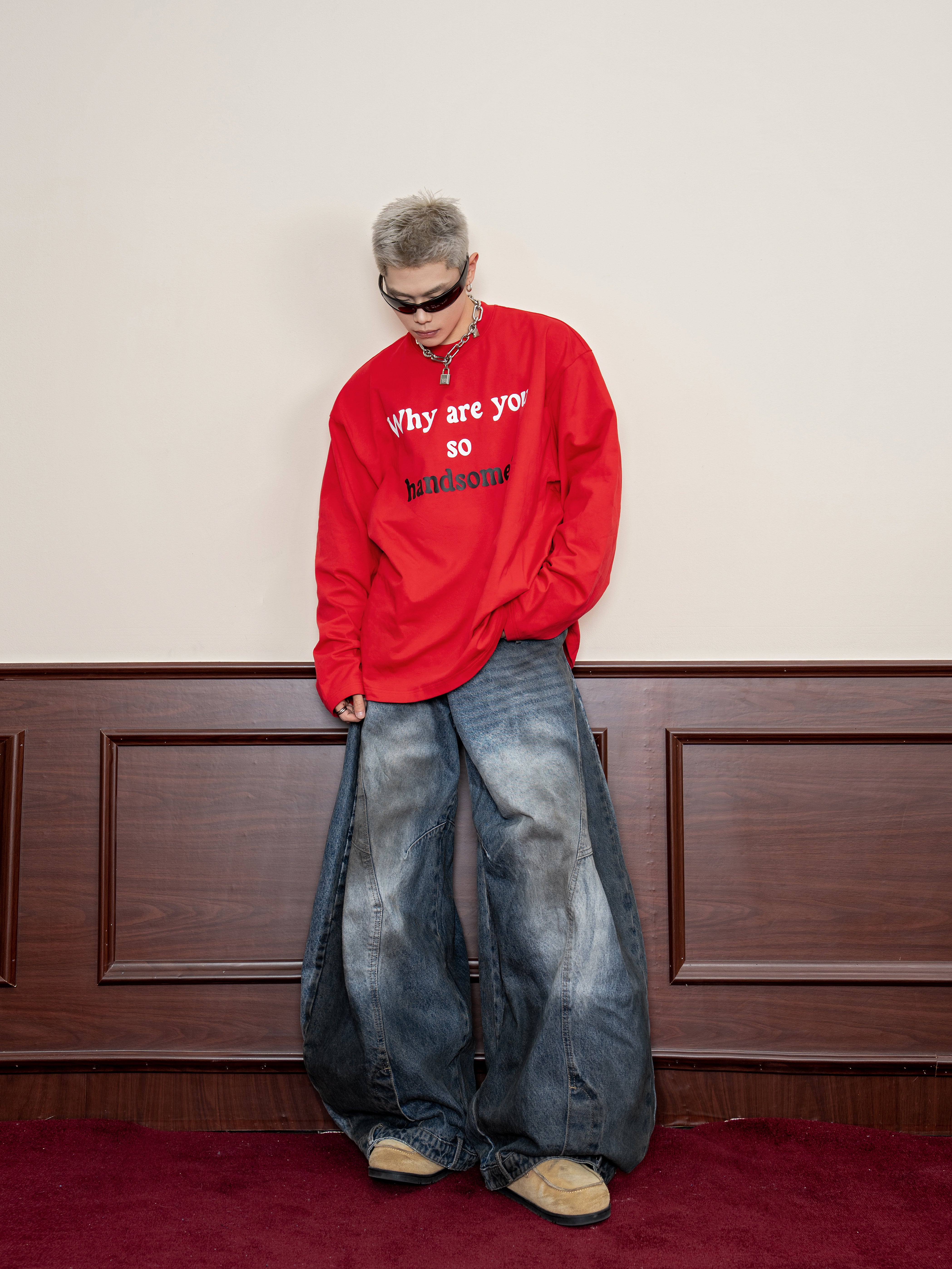DBW Doublewin Why are you so handsome Long Sleeve T-Shirt
