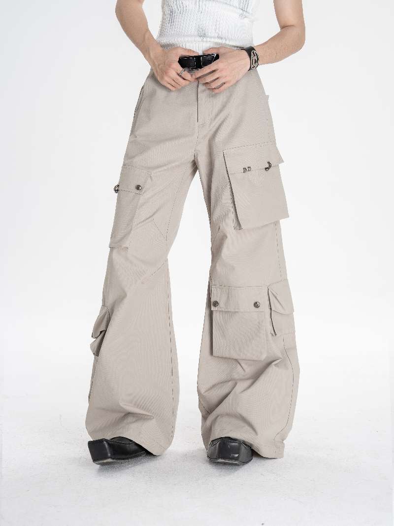 DBW Doublewin Asymmetrical 3D Pocket Cargo Pants