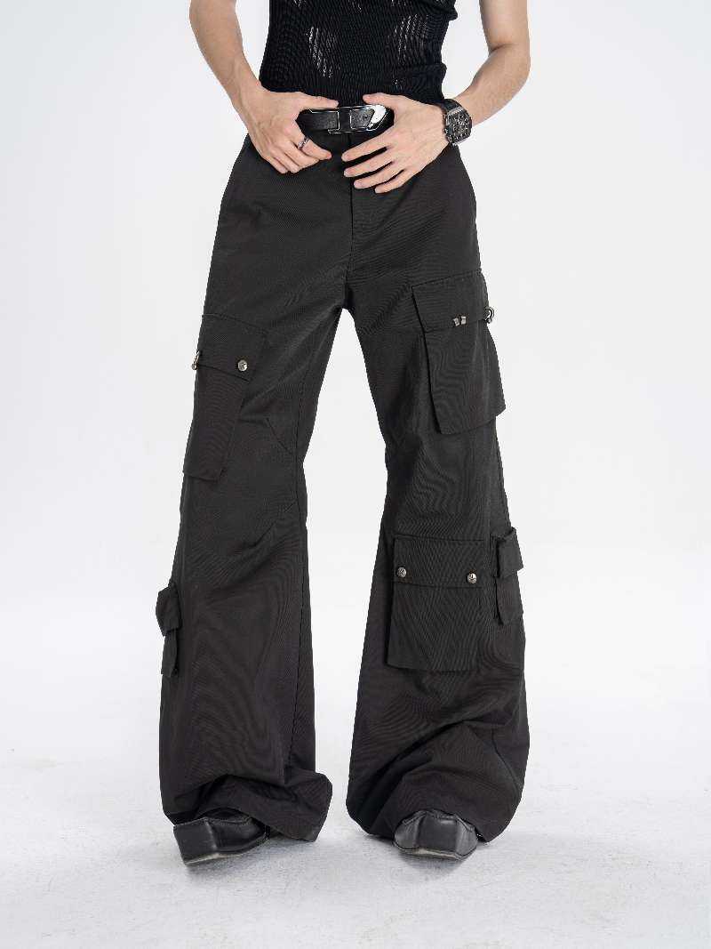 DBW Doublewin Asymmetrical 3D Pocket Cargo Pants
