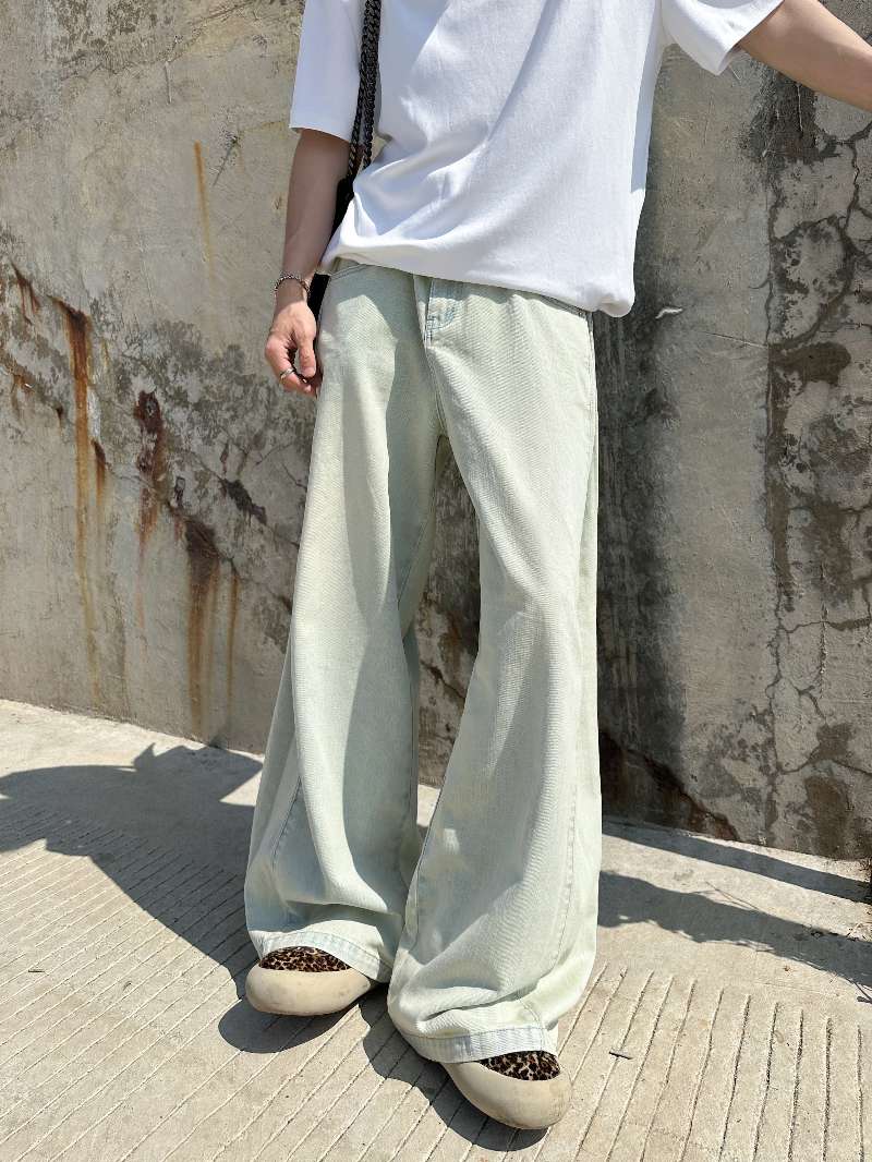 DBW Doublewin Vintage Lightweight Drape Wide-Leg Jeans