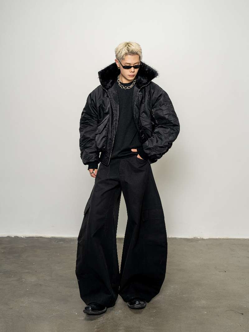 DBW Doublewin Hooded Quilted Flight Jacket