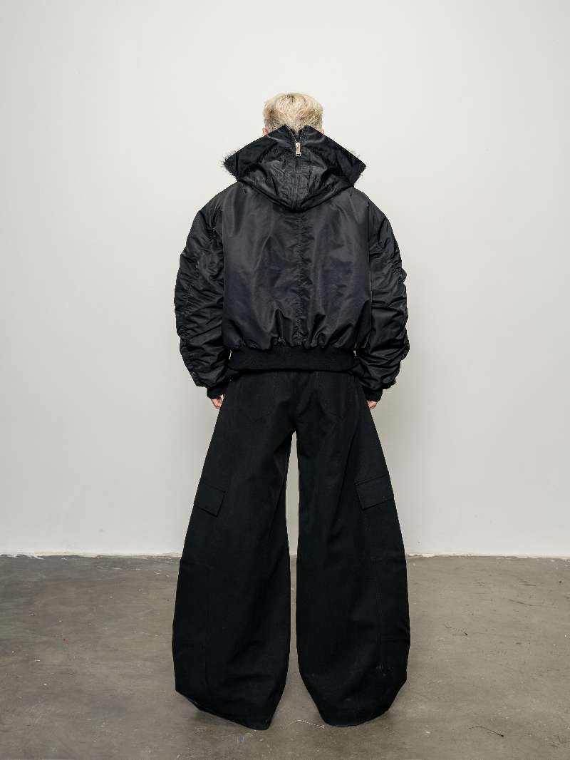 DBW Doublewin Hooded Quilted Flight Jacket
