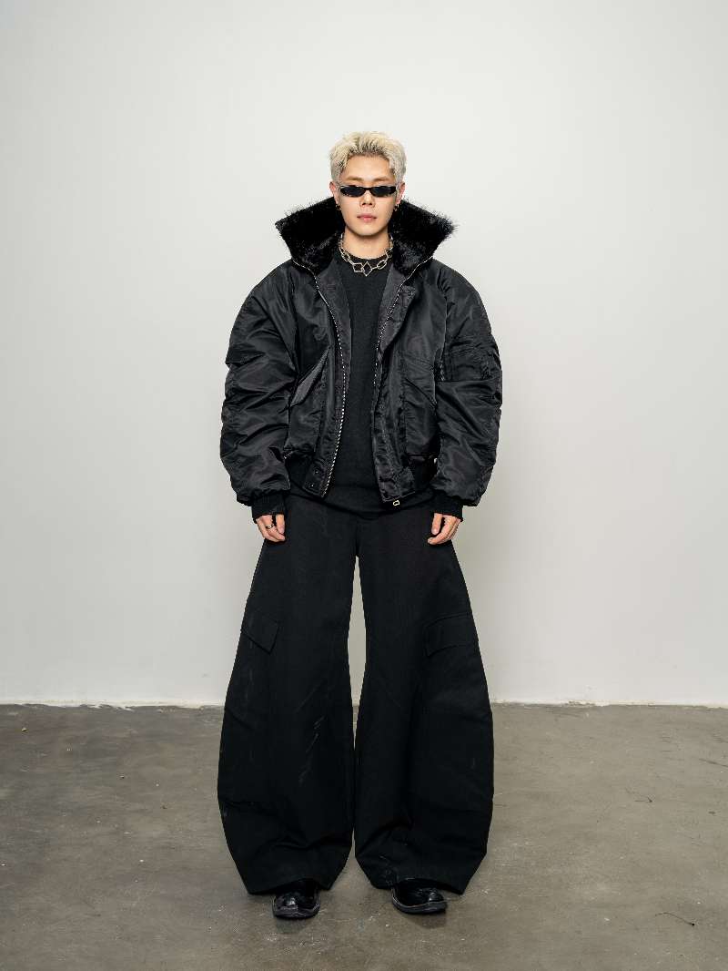 DBW Doublewin Hooded Quilted Flight Jacket