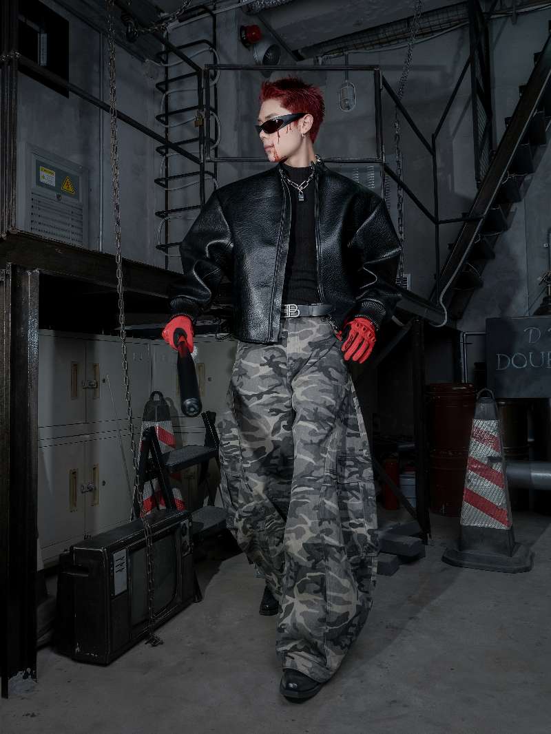 DBW Doublewin Ultra-Rigid Heavyweight Leather Jacket