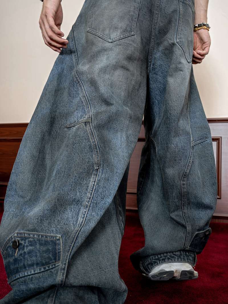 DBW Doublewin Reverse Waistband  Vintage Wash Denim Jeans