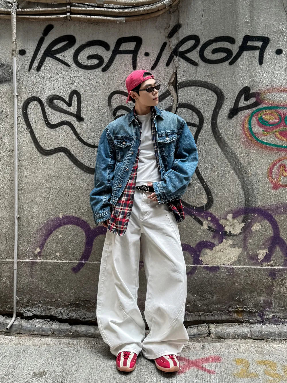 DBW Doublewin Notch Lapel Patchwork Denim Jacket