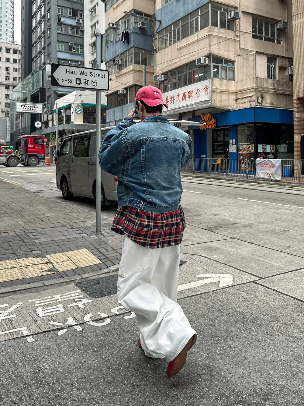 DBW Doublewin Notch Lapel Patchwork Denim Jacket