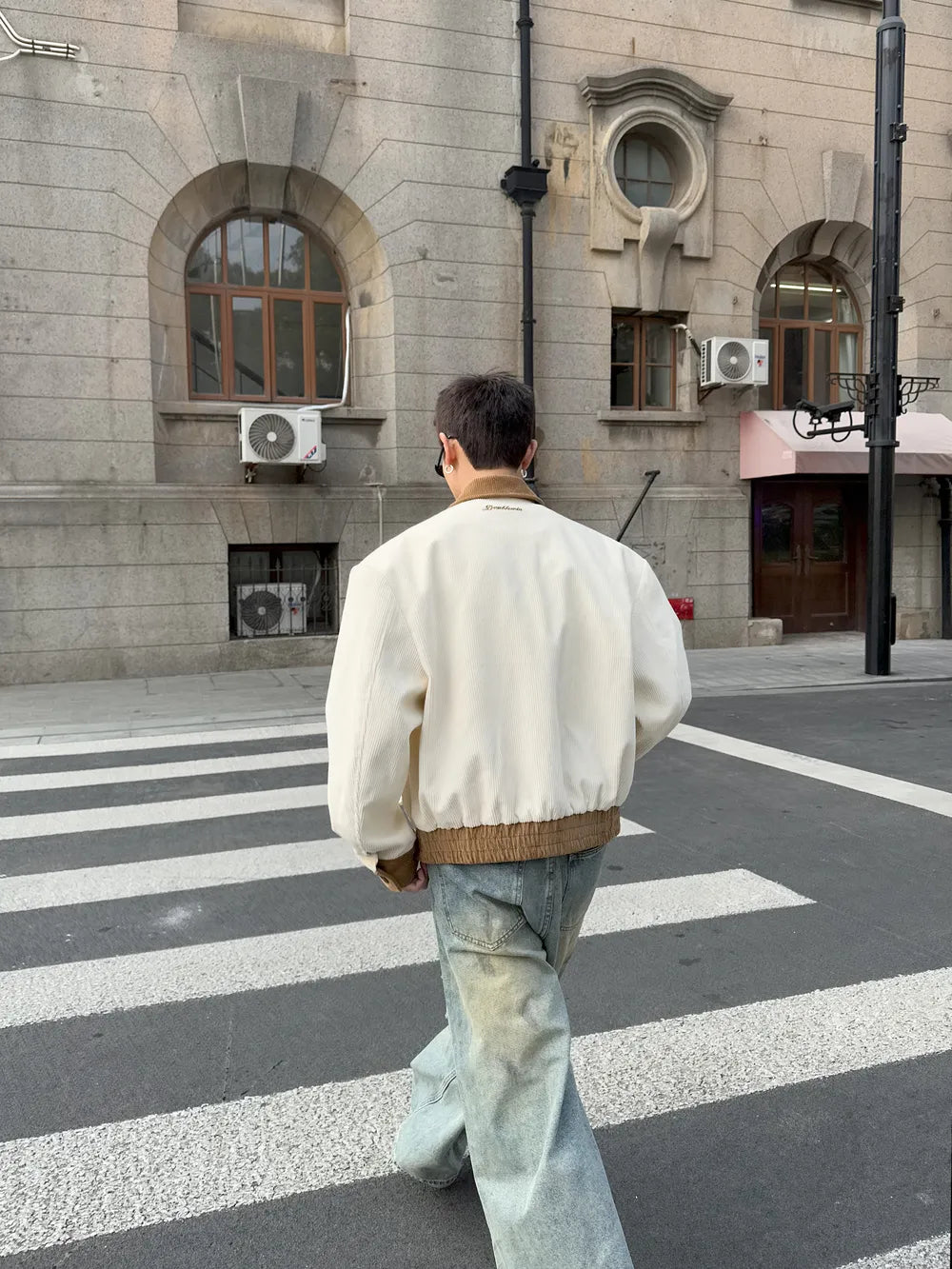 DBW Doublewin Corduroy Color-Block Jacket