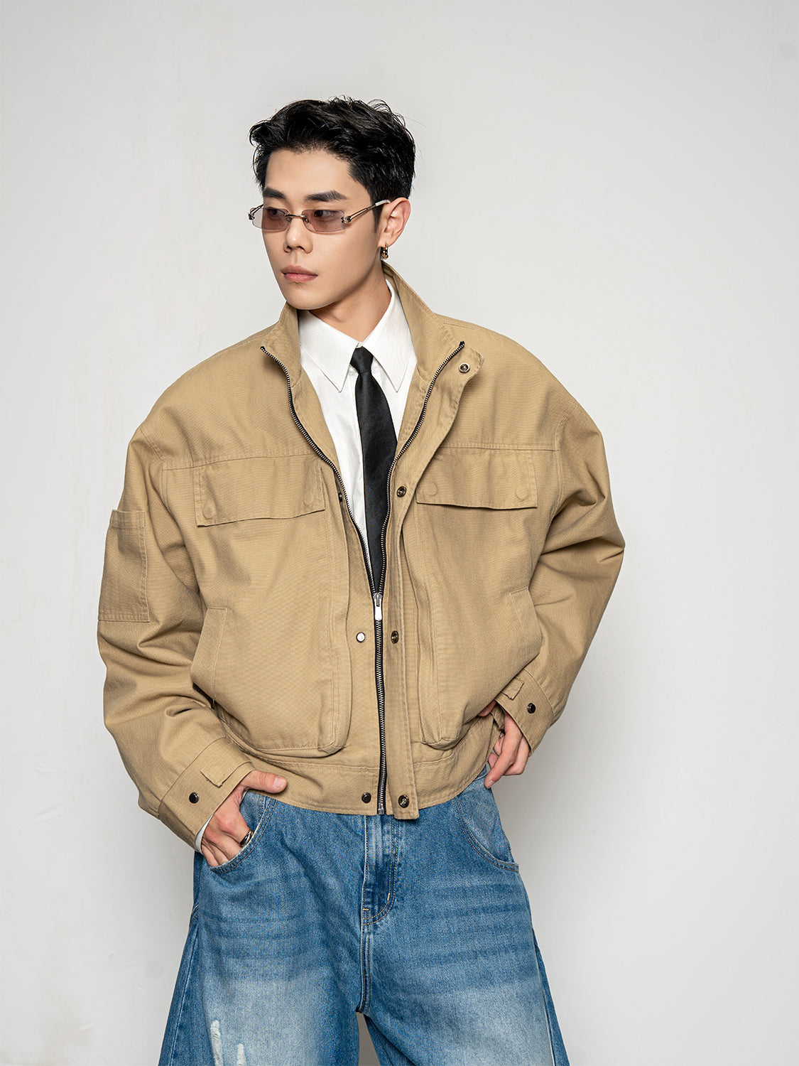 DBW Doublewin Vintage Washed Utility Jacket