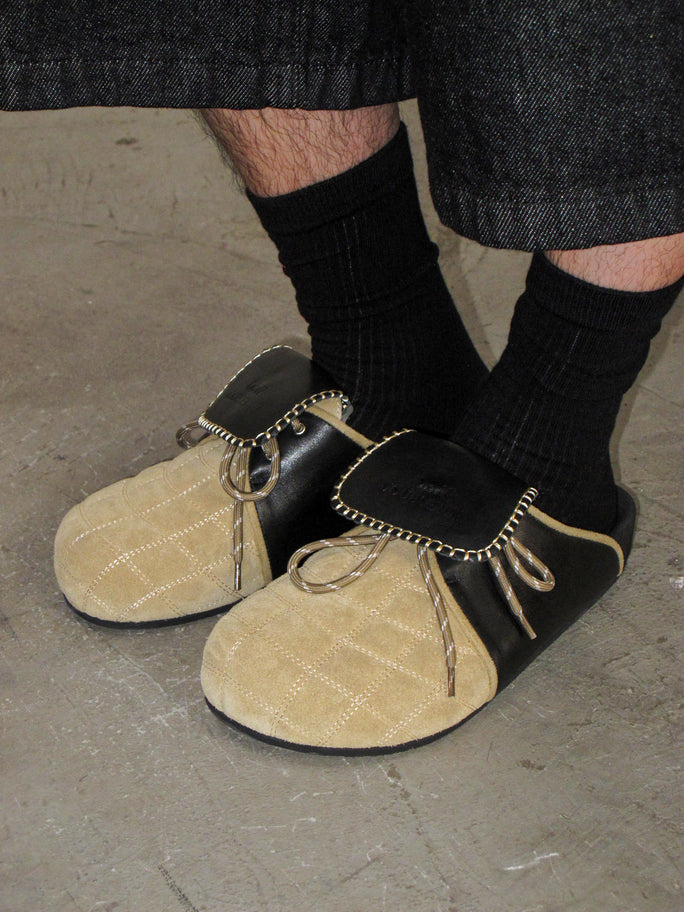 DBW Doublewin Checkered Color-Block Birkenstocks