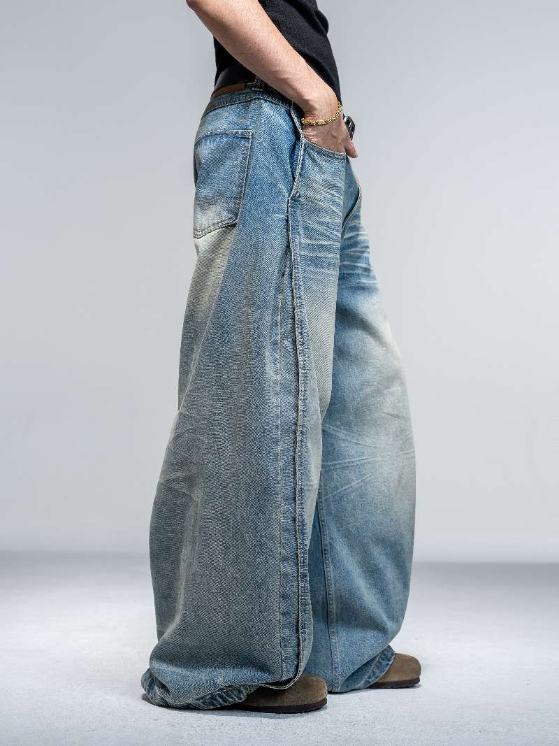 DBW Doublewin Whisker Wash Deconstructed Jeans