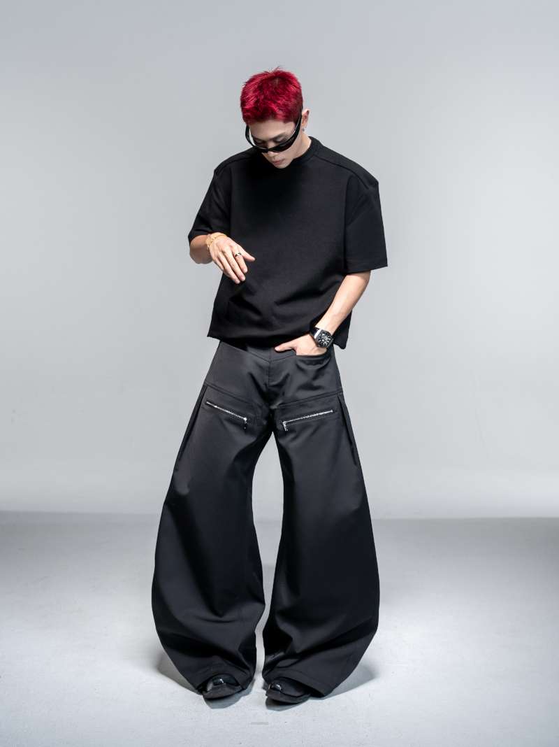 DBW Doublewin Rigid Split-Seam Arc Insert Casual Pants