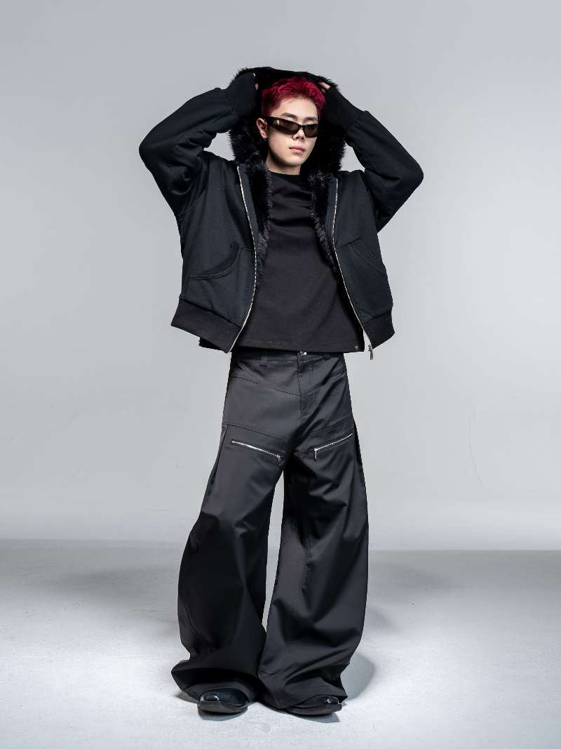 DBW Doublewin Rigid Split-Seam Arc Insert Casual Pants