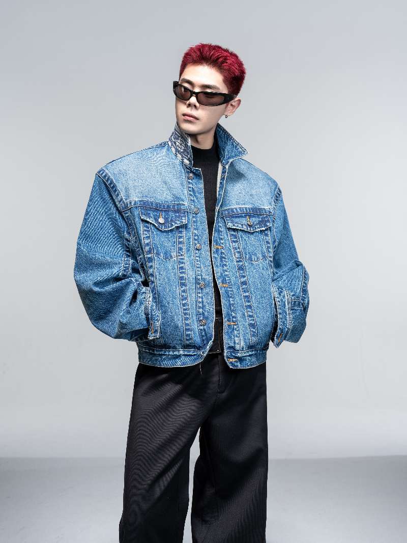 DBW Doublewin Vintage Washed Denim Jacket