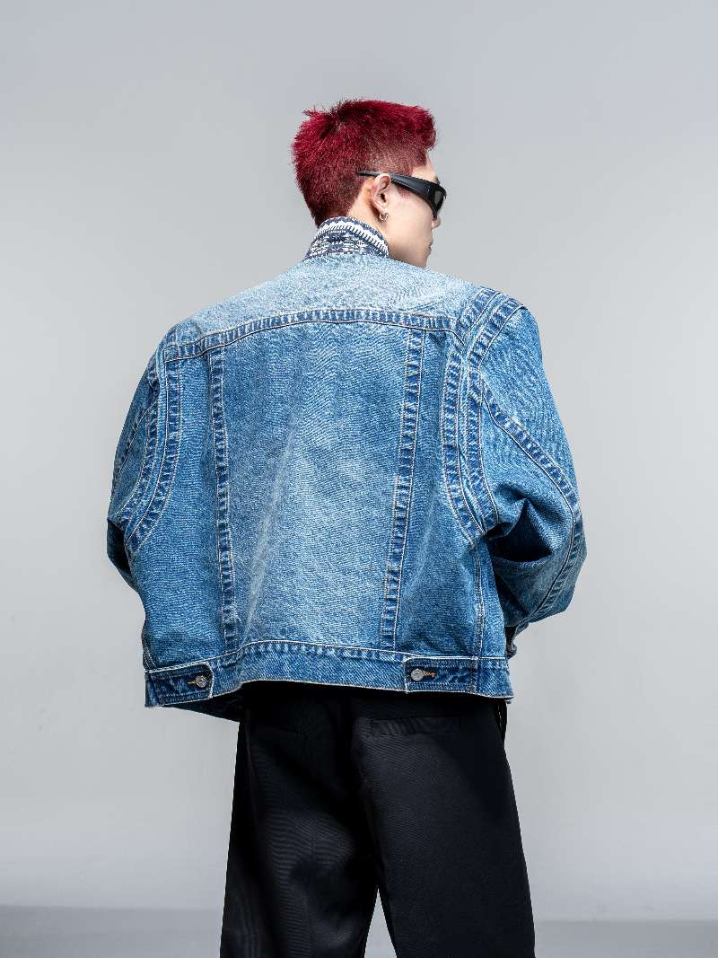DBW Doublewin Vintage Washed Denim Jacket