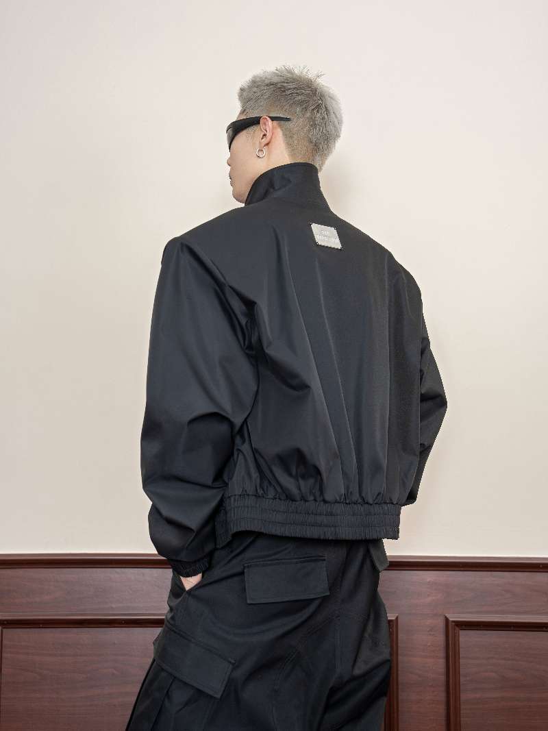 DBW Doublewin Black Notch Lapel Structured Jacket