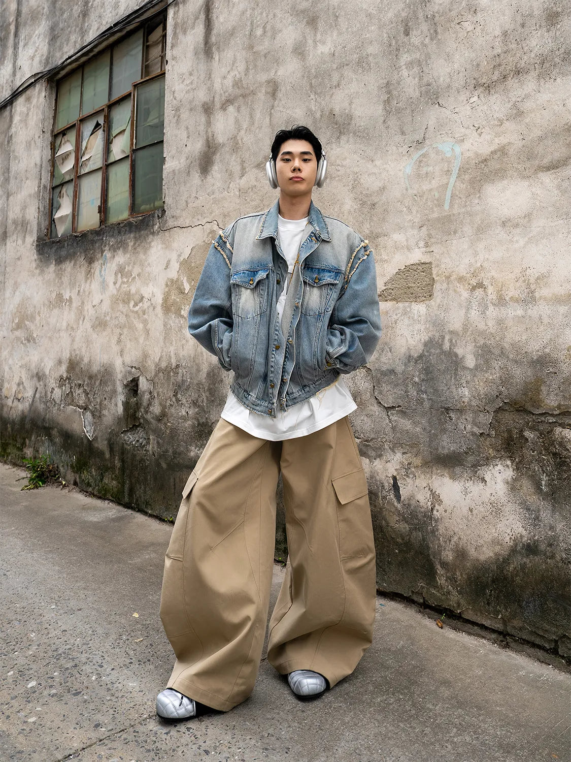 DBW Doublewin Utility Pants with Large Pockets and Scimitar Hem
