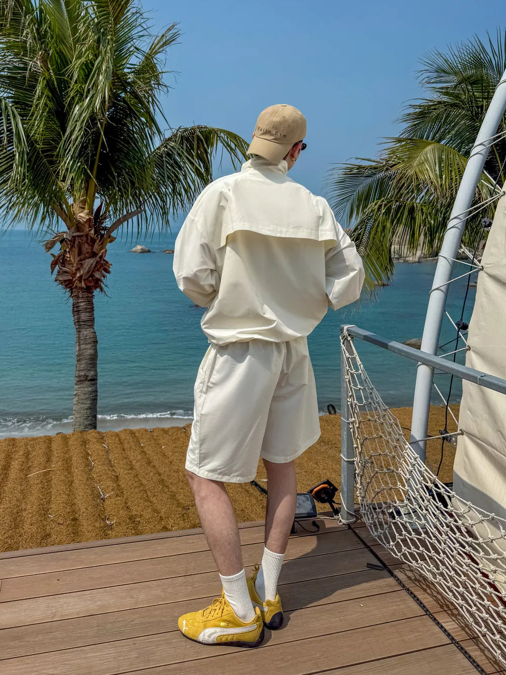 DBW Doublewin Panel Color-Block Sun Protection Set(white)