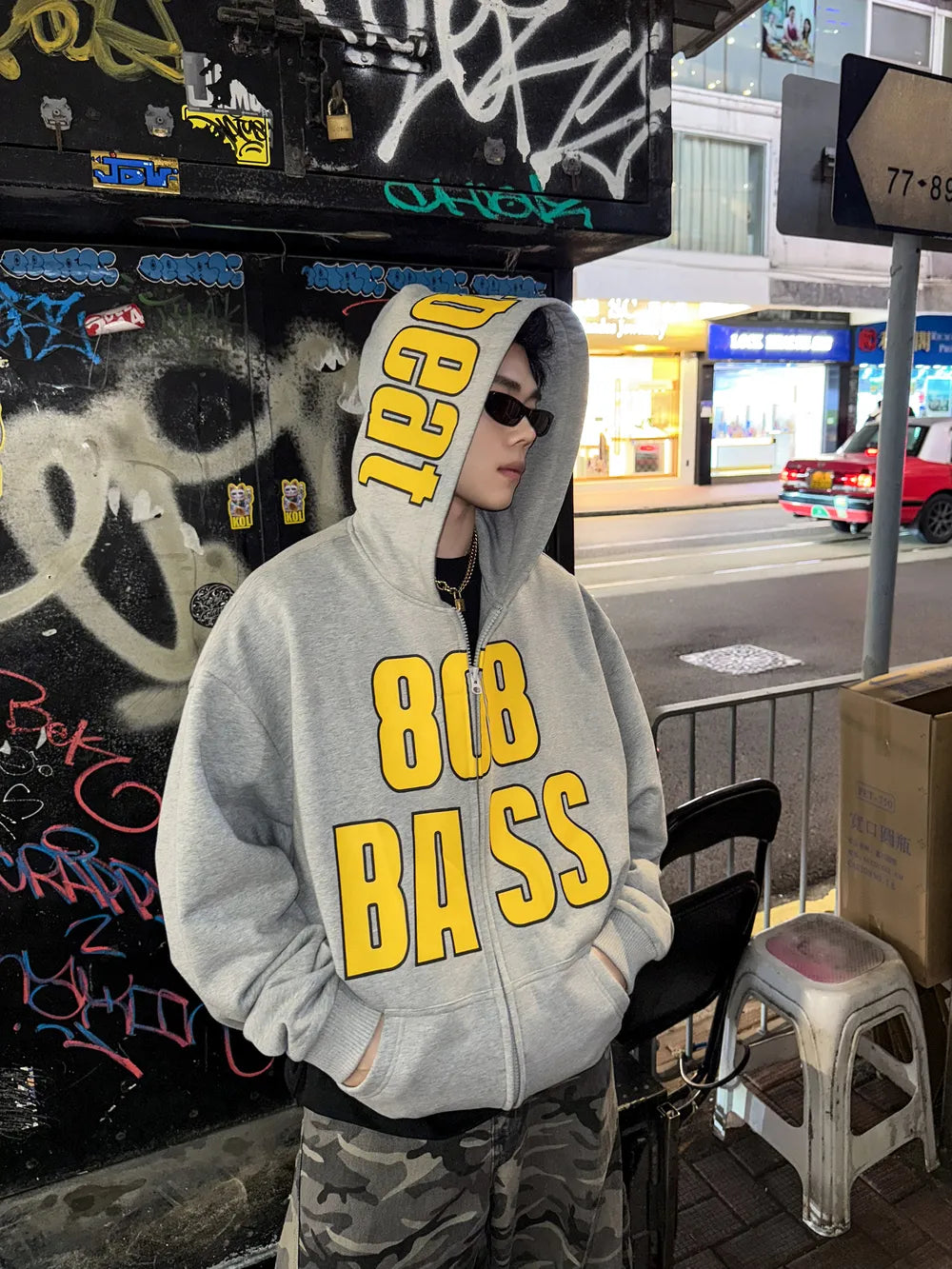 DBW Doublewin 808 Bass Zip-Up Hoodie