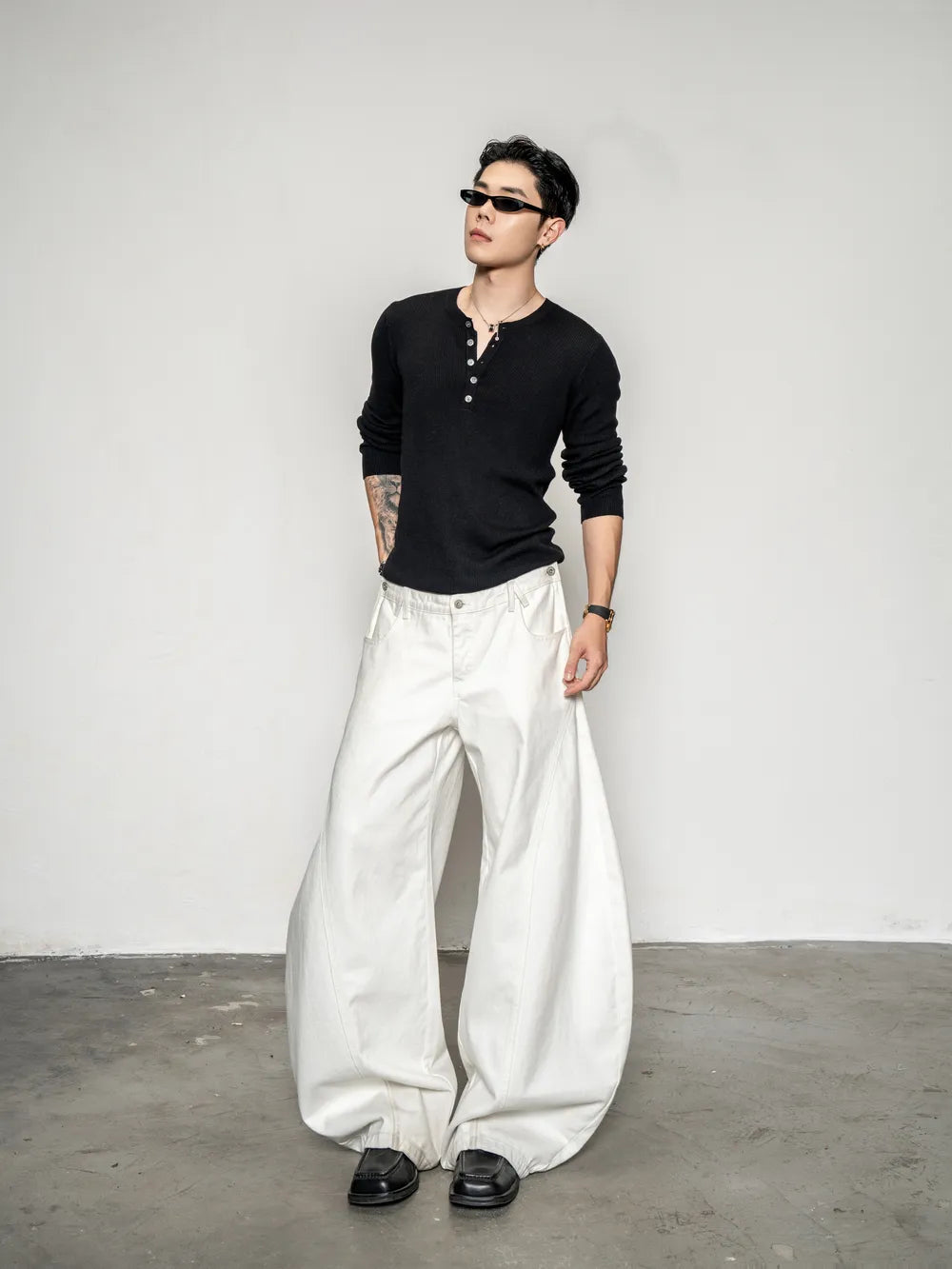 DBW Doublewin Slim Fit Henley Shirt