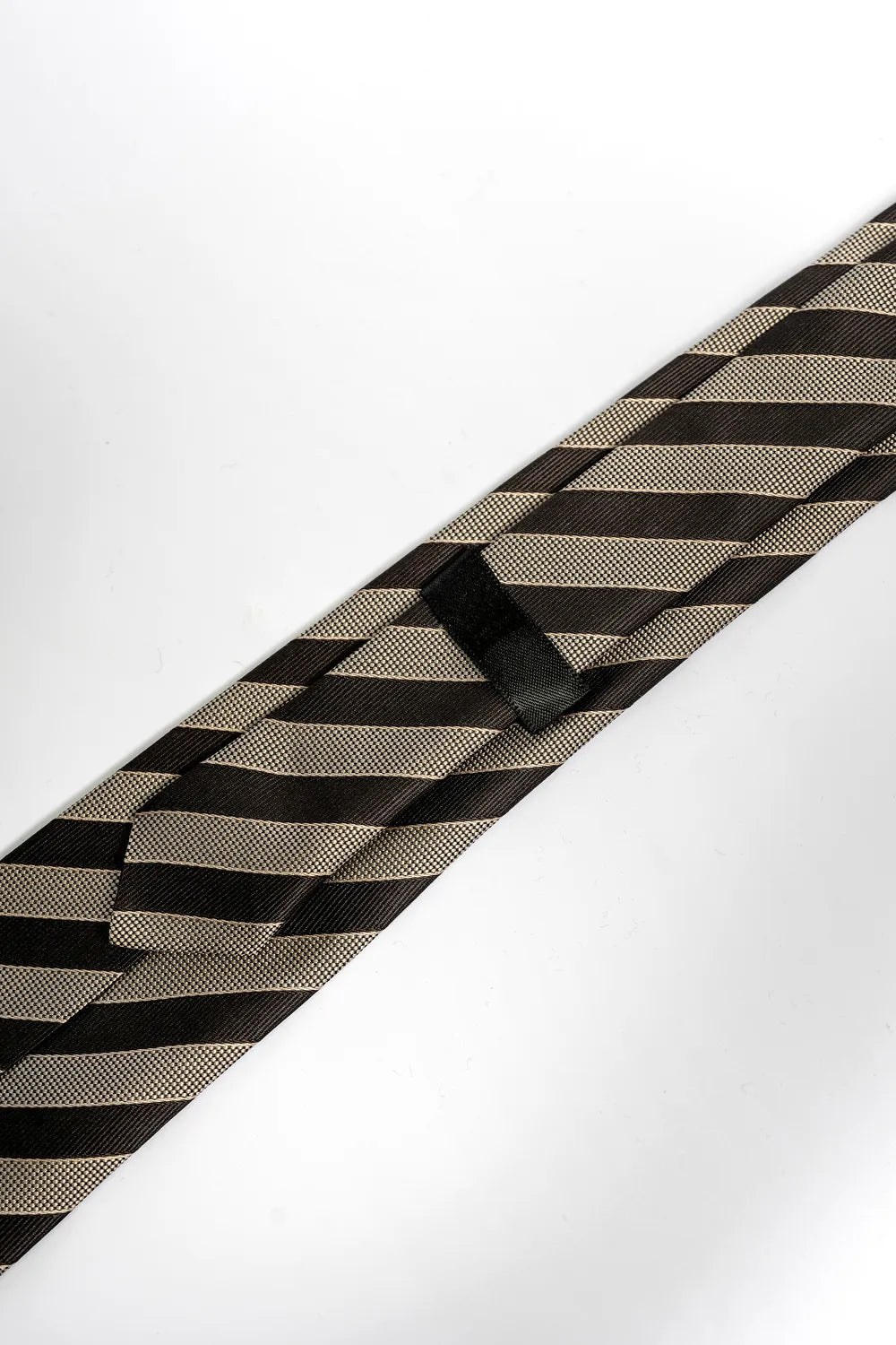 DBW Doublewin Brown Striped Tie