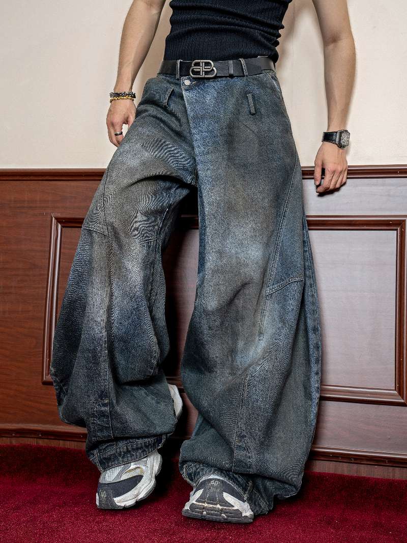DBW Doublewin Reverse Waistband  Vintage Wash Denim Jeans