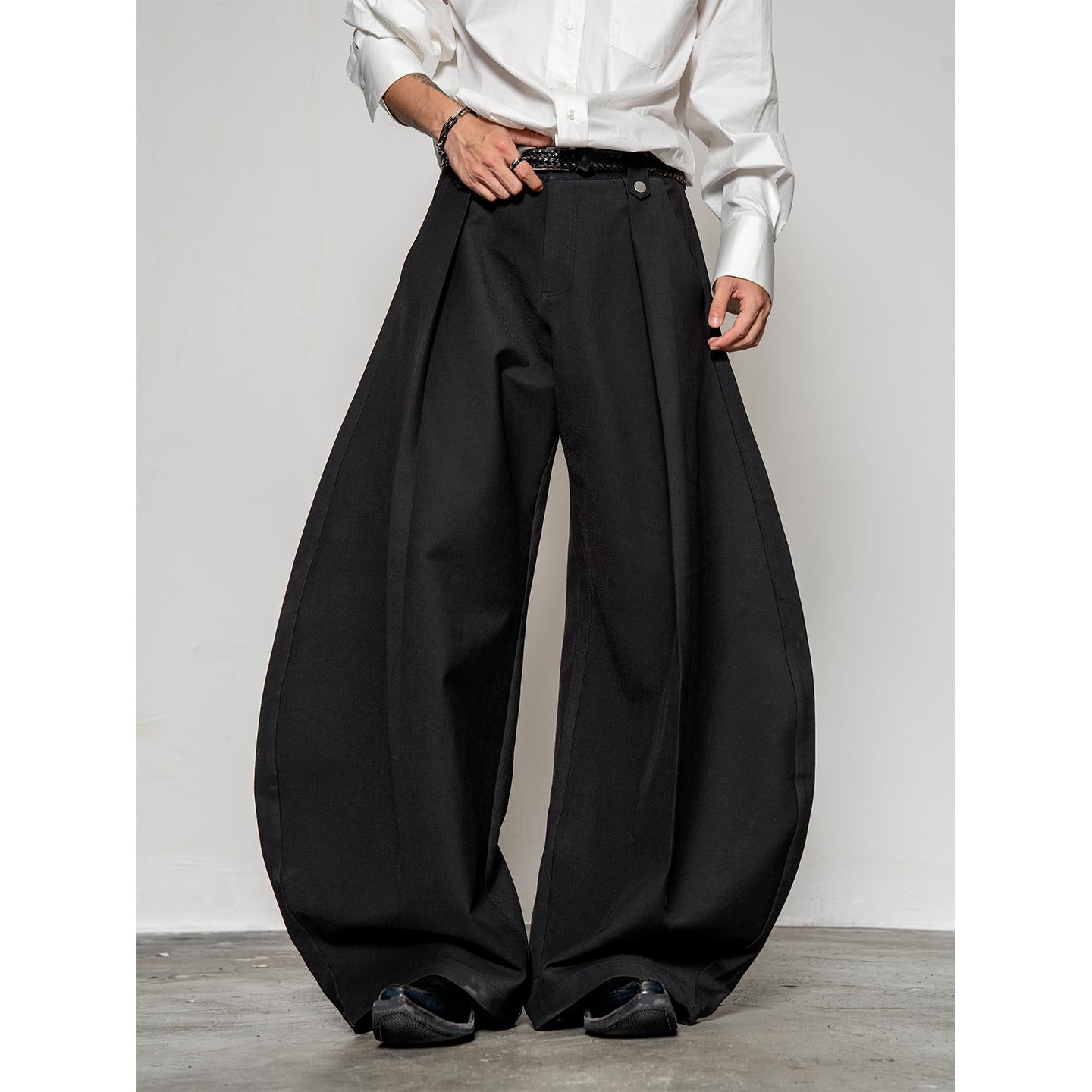 DBW Doublewin Pima cotton heavyweight silhouette scimitar pants