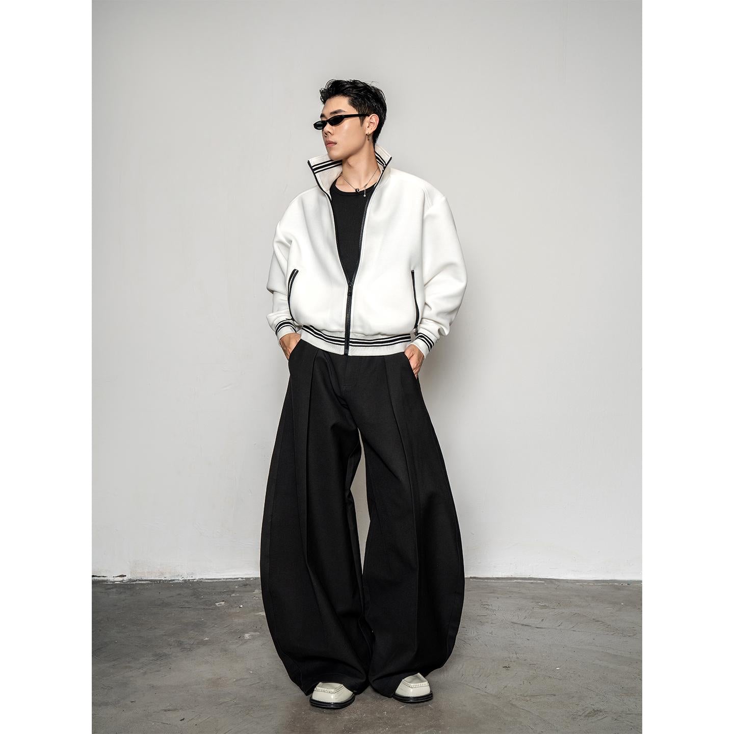 DBW Doublewin Pima cotton heavyweight silhouette scimitar pants