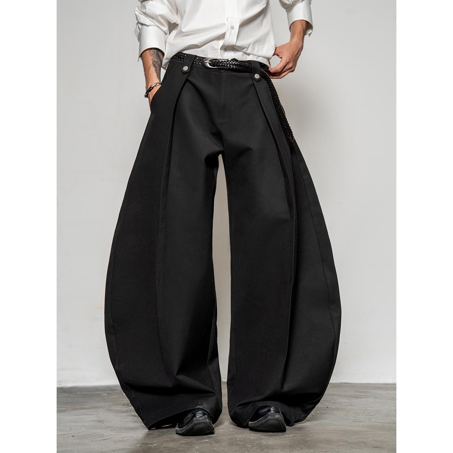DBW Doublewin Pima cotton heavyweight silhouette scimitar pants